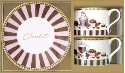 Image de Tasses et soucoupes en porcelaine Sweet Moments