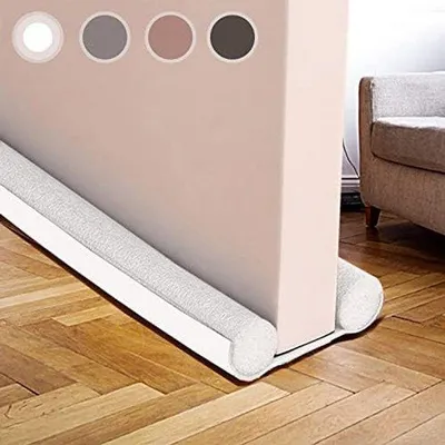 Produktbild von Kunststof deurafdichting 93 cm, dubbel profiel, wind- en ventilatiedemper, weiß
