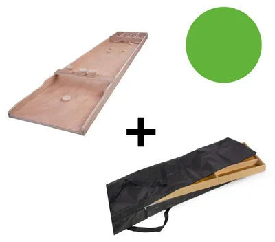 Produktbild von Longfield Wedstrijd Sjoelbak met sjoelbakhoes