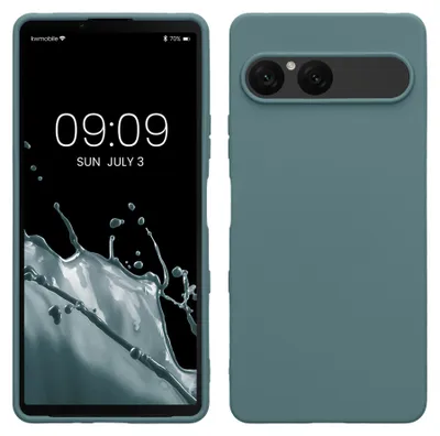 Produktbild von kwmobile Hülle für Sony Xperia 10 VII TPU Case - Handyhülle unterstützt kabelloses Laden, flexible Schutzhülle, gummiertes Cover in Arctic Night