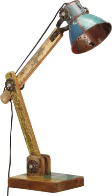 Produktbild von vidaXL Schreibtischlampe Industrie-Stil Mehrfarbig Rund 23x18x95cm E27