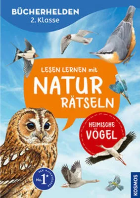 Produktbild von KOSMOS Experimentierkästen|KOSMOS Bücherhelden 2.Kl. Naturrätsel Heimische Vögel