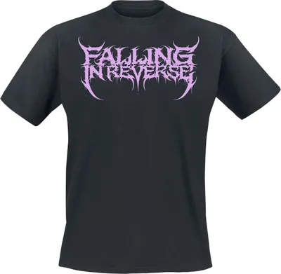Produktbild von Falling In Reverse T-Shirt Herren Popular Monster Text schwarz L