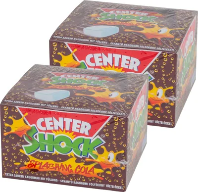 Produktbild von Center Shock Splashing Cola 100 Stück - Extra saurer Kaugummi (2er Pack)