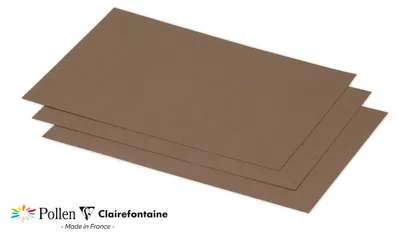 Produktbild von Clairefontaine Karte C5 Pollen 210g braun