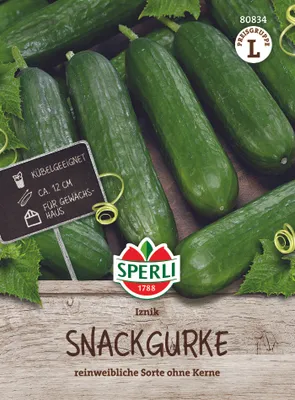 Produktbild von SPERLI Snackgurkensamen Iznik F1 Cucumis sativus 5 Pflanzen
