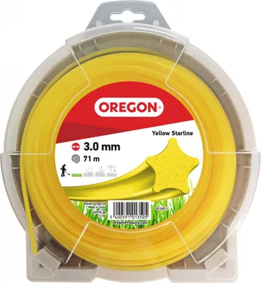 Produktbild von Oregon Gelber Freischneidefaden sternförmig Yellow Starline 3,0 mm Durchmesser 71 m Länge