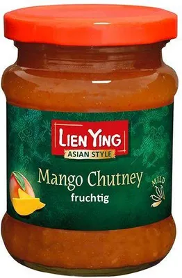 Produktbild von Lien Ying Mango Chutney fruchtig 250 g Glas Für Curry- und Reisgerichte oder Dip