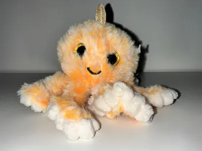 Produktbild von Soma Niedliche Krake Plüsch Spielzeug Octopus Puppe Kuscheltier Cartoon Oktopus Stofftiere Plüschtiere Geburtstag Geschenk Plüsch Krake orange 15 cm