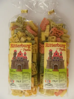 Produktbild von Streuteile Ritterburg aus Nudelteig, 2X 250 g, Nudeln, Pasta, Dekoration, Delikatesse, Ritter Burg