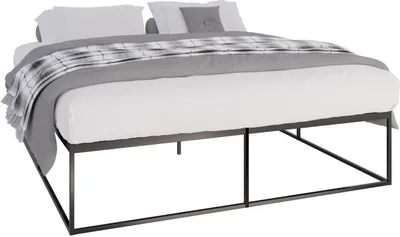 Produktbild von Metallbett Scala 200x180x46 cm schwarz