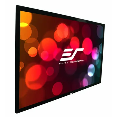 Produktbild von Elite Screens "EZ Frame R120WH1" Rahmenleinwand 265,9cm x 149,1cm (BxH) 16:9, Manuell, 3,05 m (120"), 2,97 m, 167,6 cm, 16:9, Weiß