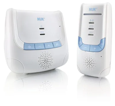 Image de NUK Babyphone Eco Control DECT 266 avec mode Full Eco 100% exempt de rayonnement à haute fréquence en mode veille Qualitae tsurte