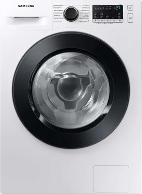 Zdjęcie produktu dla Samsung WD81T4049CE/EG, Od przodu, Wolnostojący, Czarny, Biały, Lewy, Przyciski, Obrotowy, LED