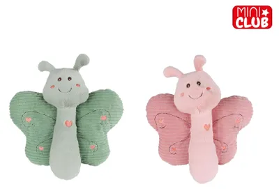 Produktbild von Mini Club Kuscheltier Schmetterling Plüschspielzeug 33x32cm bunt