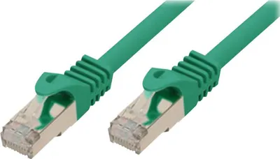 Produktbild von shiverspeaks BASIC-S Patchkabel Cat.7 S/FTP PIMF grün 1,0m