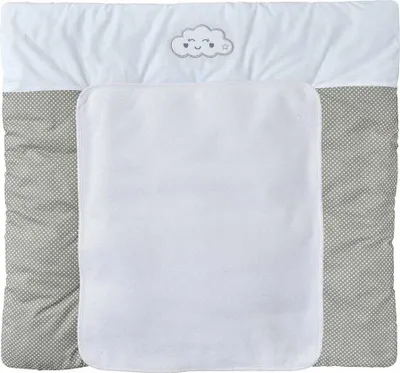 Produktbild von Baby-Delux Wickelauflage  70x75 inkl. abnehmbarer Frotteeauflage Happy Clouds Wickelunterlage Wickelkommode, Wickeltisch Baumwolle waschbar