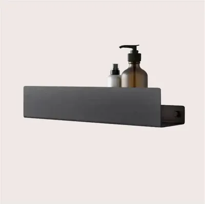 Produktbild von Duschregal 60 cm, Wandregal, schwarz, Edelstahl, für Bad