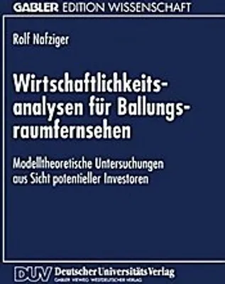 Immagine prodotto di Wirtschaftlichkeitsanalysen für Ballungsraumfernsehen