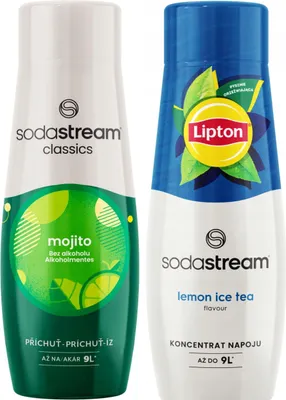 Produktbild von 2x Sirup für Saturator SODASTREAM MOJITO MOHITO LIPTON ZITRONENTEEKONZENTRAT