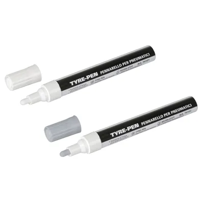 Produktbild von PILOT Reifenstift Tyre-Pen / Permanentmarker für Motorradreifen in weiß oder silber