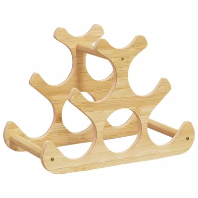 Produktbild von vidaXL Weinregal für 6 Flaschen 35x18x25,5 cm Bambus