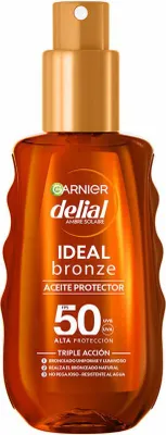 Produktbild von Garnier Delial Ideal Bronze Aceite Protector Spf50 150ml