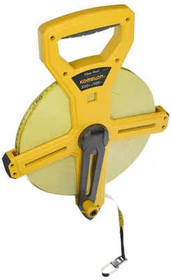Produktbild von Komelon 66330IM Maßband aus Fiberglas, hochsichtbar, gelb, 100 m metrisch