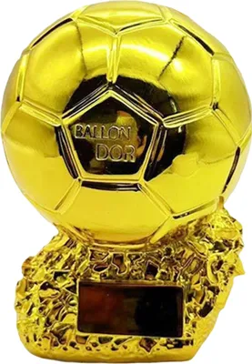 Produktbild von Goldener Ball – Trophäen-Replika aus Kunstharz, 15 cm, Tischdekoration, Sammlerstück für Sportfans und Athleten, Geschenkidee