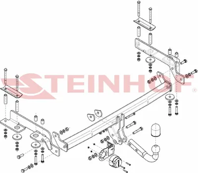 Produktbild von Z546615 Anhängerkupplung passend für HONDA CR-V 06/1997-03/2002 starr
