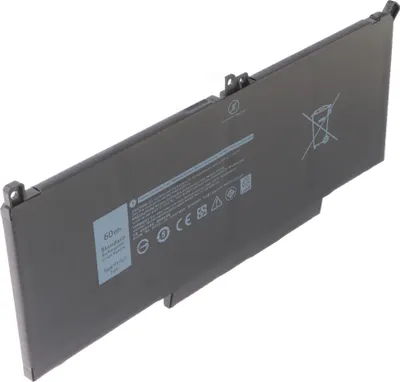 Produktbild von Akku passend für Dell Latitude E7480 Li-Polymer 7,6V 7895mAh 60,0Wh