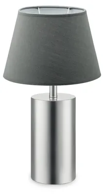 Produktbild von Home Sweet Home Tischlampe Largo - Cannes Matt Nickel Lampenfuß Lampenschirm