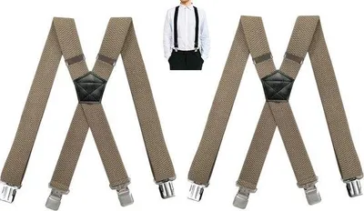 Immagine prodotto di Set da 2 cinture da uomo con 4 fibbie, larghezza 3,5 cm, in acciaio