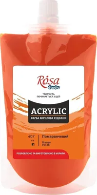 Obrázok produktu pre Rosa Studio Akrylová farba Orange (407) 200 ml 1 ks