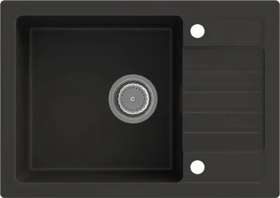 Produktbild von LINDBERGH® Granitspüle Schwarz "SIM11" inkl. Siphon Küchenspüle Einbauspüle KÜCHE Spüle
