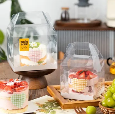 Obrázok produktu pre Priehľadné krabičky na torty vhodné na svadby a narodeniny