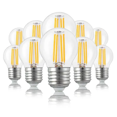Produktbild von LED Glühbirne Birne Filament Leuchtmittel E27 Lampe Warmweiß 2700 K, 4,5 W 1 Stück