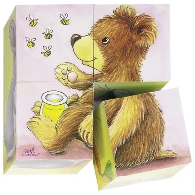 Immagine prodotto di Puzzle di dadi per bambini con animali