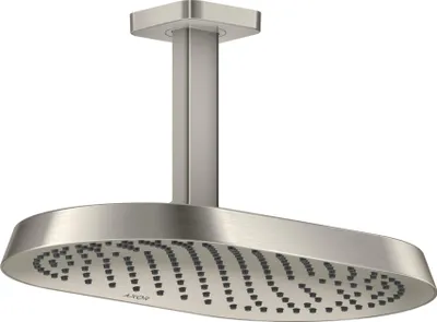 Immagine prodotto di hansgrohe AXOR ShowerSphere Douche de tête 370/220 1jet avec raccordement au plafond, 39760800, 39760800