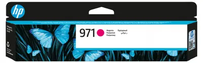 Zdjęcie produktu dla HP 971 oryginalny wkład atramentowy purpurowy, Standardowa wydajność, Purpurowy, Tusz na bazie pigmentu, 31,5 ml, 1 szt., 2500 stron(y)