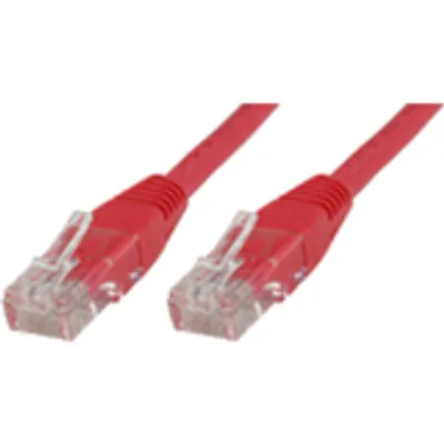 Produktbild von Microconnect UTP510R, 10 m, Cat5e, U/UTP (UTP), RJ-45, RJ-45, Rot