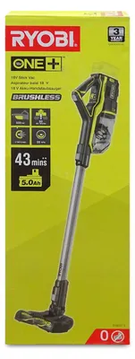 Produktbild von Ryobi R18SV7-0, Beutellos, Schwarz, Grün, 0,5 l, 19,33 l/s, Trocken, HEPA