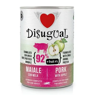 Obrázok produktu pre Disugual Dog Fruit Konzerva Bravčové a jablko 400 g