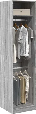 Produktbild von Möbel Kleiderschrank Grau Sonoma 50x50x200 cm Holzwerkstoff - Kleiderschränke 3307788