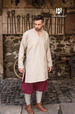 Produktbild von Mittelalter Untertunika Leif Hanf XXL