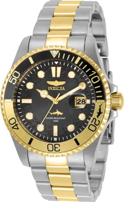 Zdjęcie produktu dla Invicta Pro Diver 30944 Zegarek Męski - Mechanizm Kwarcowy - Stal Nierdzewna z Czarną Tarcza - 43 mm