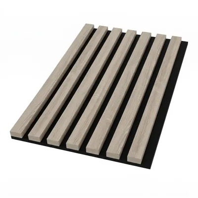 Produktbild von Lamelldekor 30x60 cm - MDF-Paneele - Wandverkleidung - HDF-Platten - SONOMA, KI-generiertes Bild