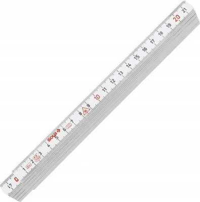 Produktbild von SOLA Faltbares Polyamid-Lineal 2 m / Weiß HK 2/10W