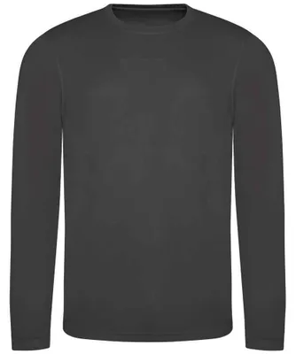 Produktbild von AWDis Cool - T-Shirt für Herren/Damen Uni Langärmlig LT3968 (M) (Holzkohle)