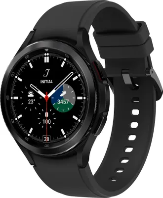Produktbild von SAMSUNG Galaxy Watch4, Classic, BT, 46 mm Smartwatch Edelstahl